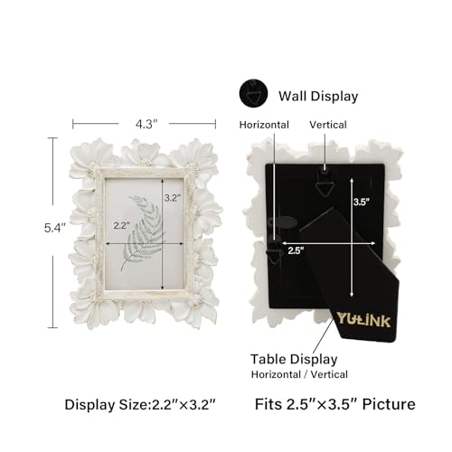 Vintage Picture Frame 8x10 Antique Black Ornate for Tabletop and Wall U180