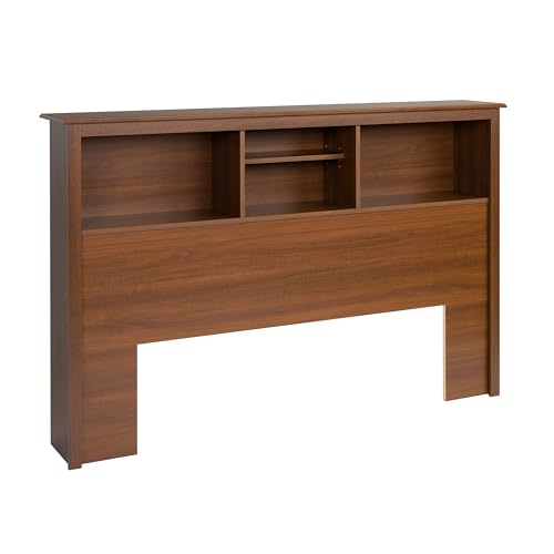 Prepac King Bookcase Headboard, Black A905