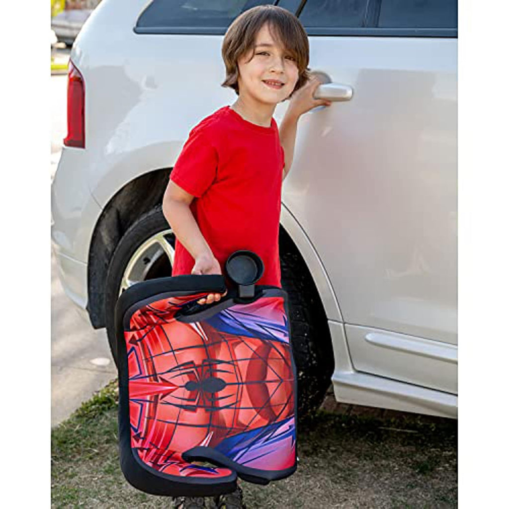 KidsEmbrace Marvel Avengers Spider-Man Backless Booster Car Seat, Red Blue Black I749257
