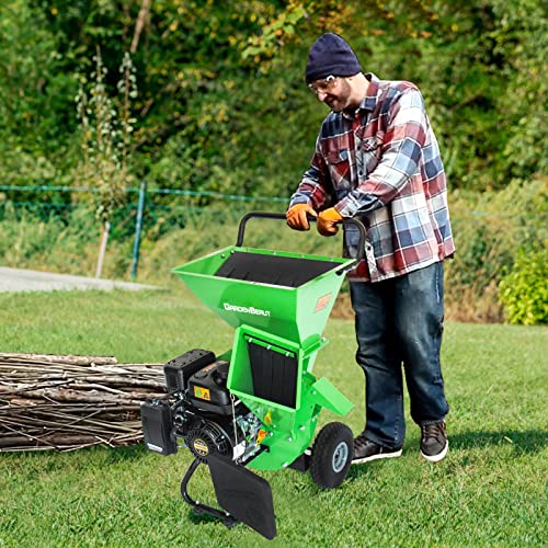 3 in 1 Wood Chipper Shredder Mulcher MF30, 7HP Gas Powered, 3" Capacity I92204