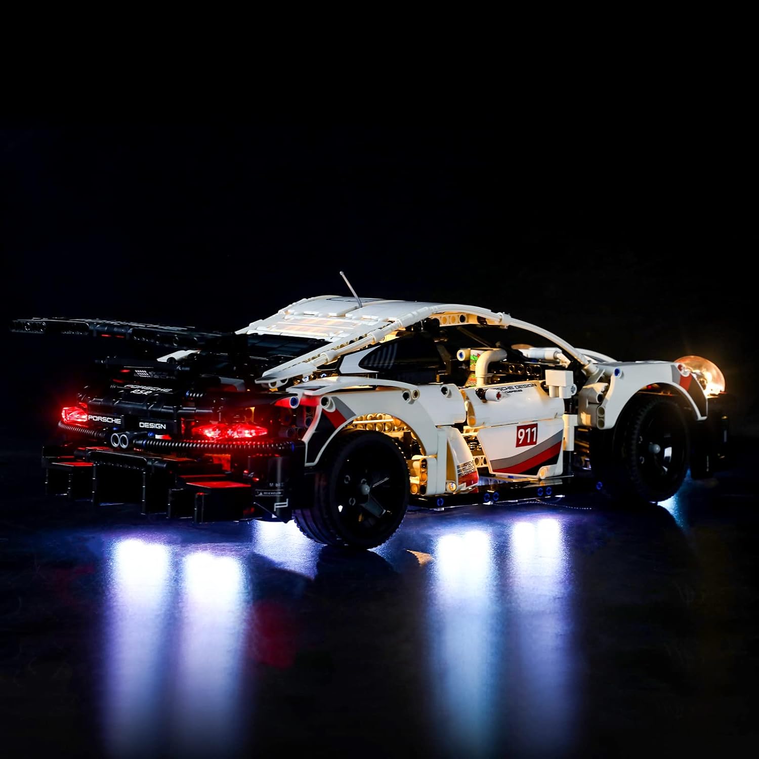 BRIKSMAX LED Lighting Kit for Technic Porsche 911 RSR, Remote-Control Version B127528