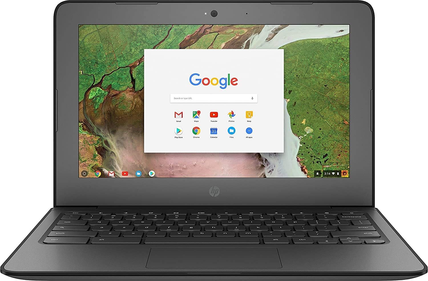 HP Chromebook 11-G6 Education Edition, Intel Celeron N3350 Dual Core Proc Up To 2.1GHz, 4GB RAM, HD Graphics 500, 11.6-Inch LED Display, WiFi, Bluetooth, 16GB eMMC, Black, 3NU58UT (Renewed)