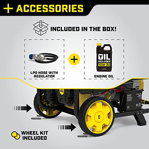 Champion Power Equipment 15,000-Watt MKE Series Portable Generator with Electric Start and CO Shield L2029