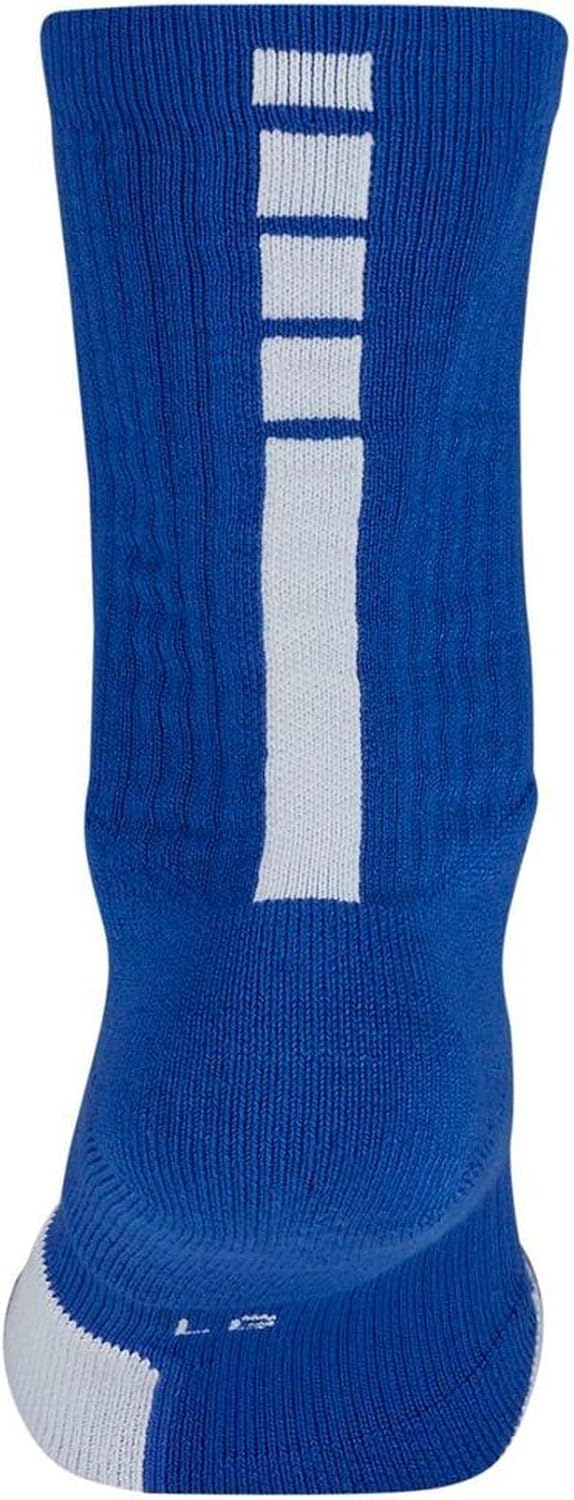 Nike Elite Basketball Crew Socks Large SX7626-463 Royal White H2813