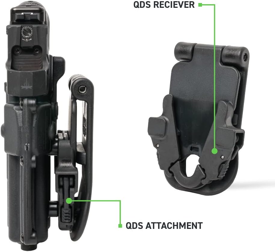 Alien Gear Glock 19 Level 2 Holster - Slim OWB, Right-Handed, Black S44051
