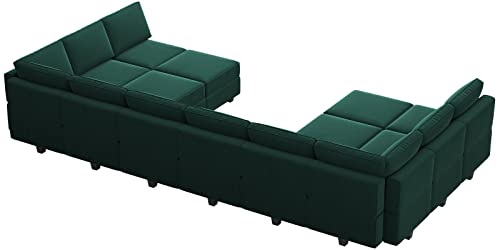 Belffin Oversized Modular Sectional Sofa with Double Chaises and Storage F17277