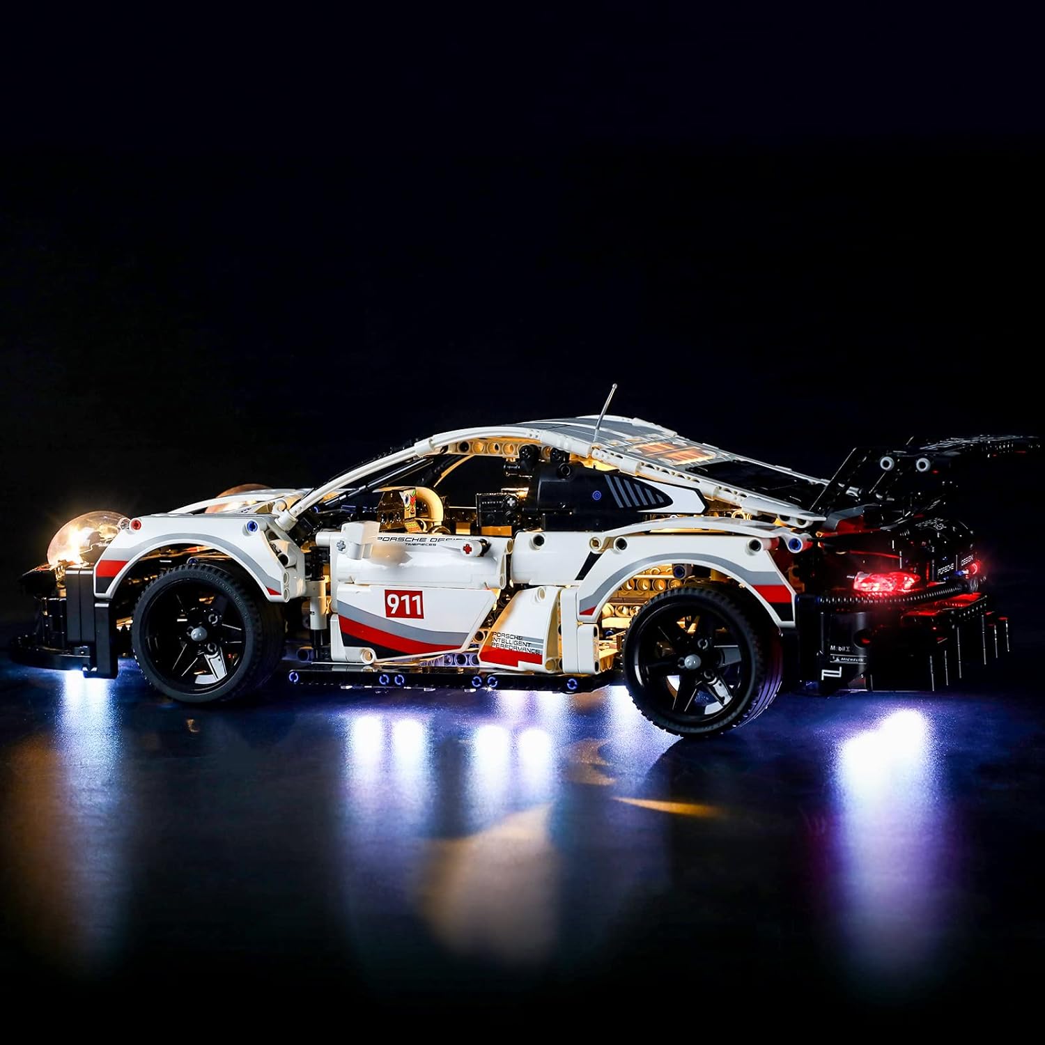 BRIKSMAX LED Lighting Kit for Technic Porsche 911 RSR, Remote-Control Version B127528