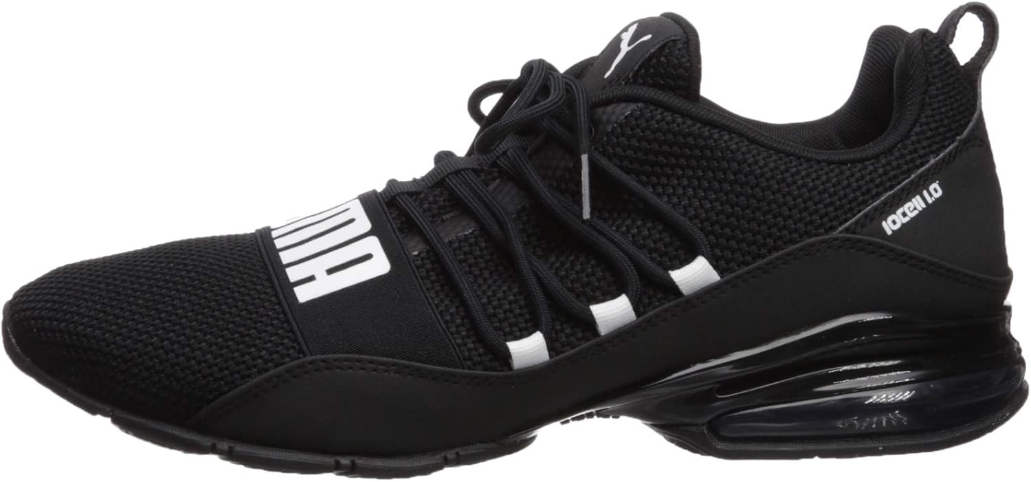 Puma Men's Cell Regulate Woven Running Shoe Black/White 10.5 B40597