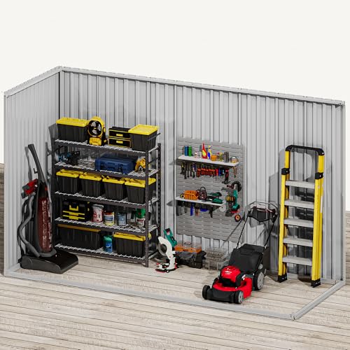 DWVO 6x4ft Metal Storage Shed for Outdoors, Dark Gray T6985