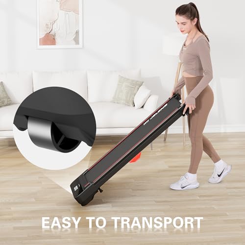 Walking Pad Under Desk Treadmill 2.5HP Portable with Remote Control V699