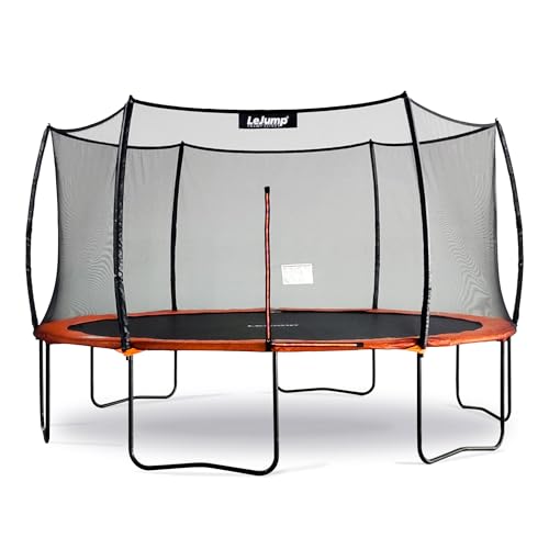LeJump Outdoor Springless Trampoline with Enclosure Net F147