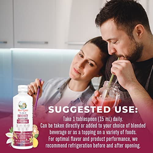 MaryRuth Organics Elderberry Liquid with Vitamin C and Zinc for Adults & Kids O865073