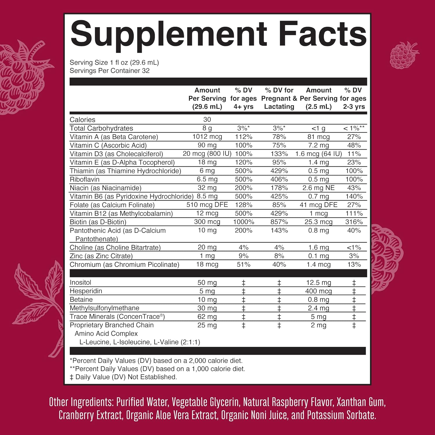 MaryRuth's Multivitamin Multimineral Liquid for Women Men & Kids, Vegan, Non-GMO, 32 Fl Oz H634