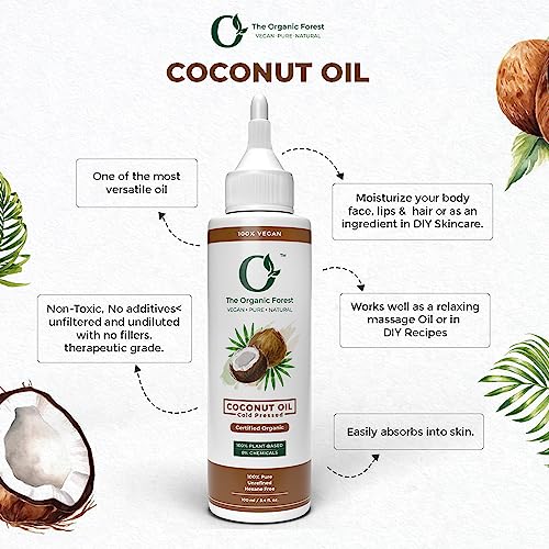 Organic Cold Pressed Castor Oil for Hair, Skin, Eyelashes and Eyebrows Y931