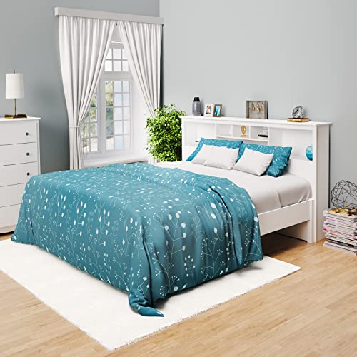 Prepac King Bookcase Headboard, Black A905