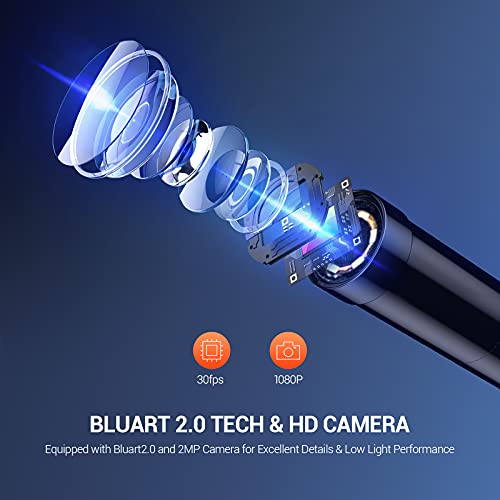 DEPSTECH Industrial Endoscope, 5.5mm 1080P HD Borescope Inspection Camera with 4.3" LCD Screen C751409