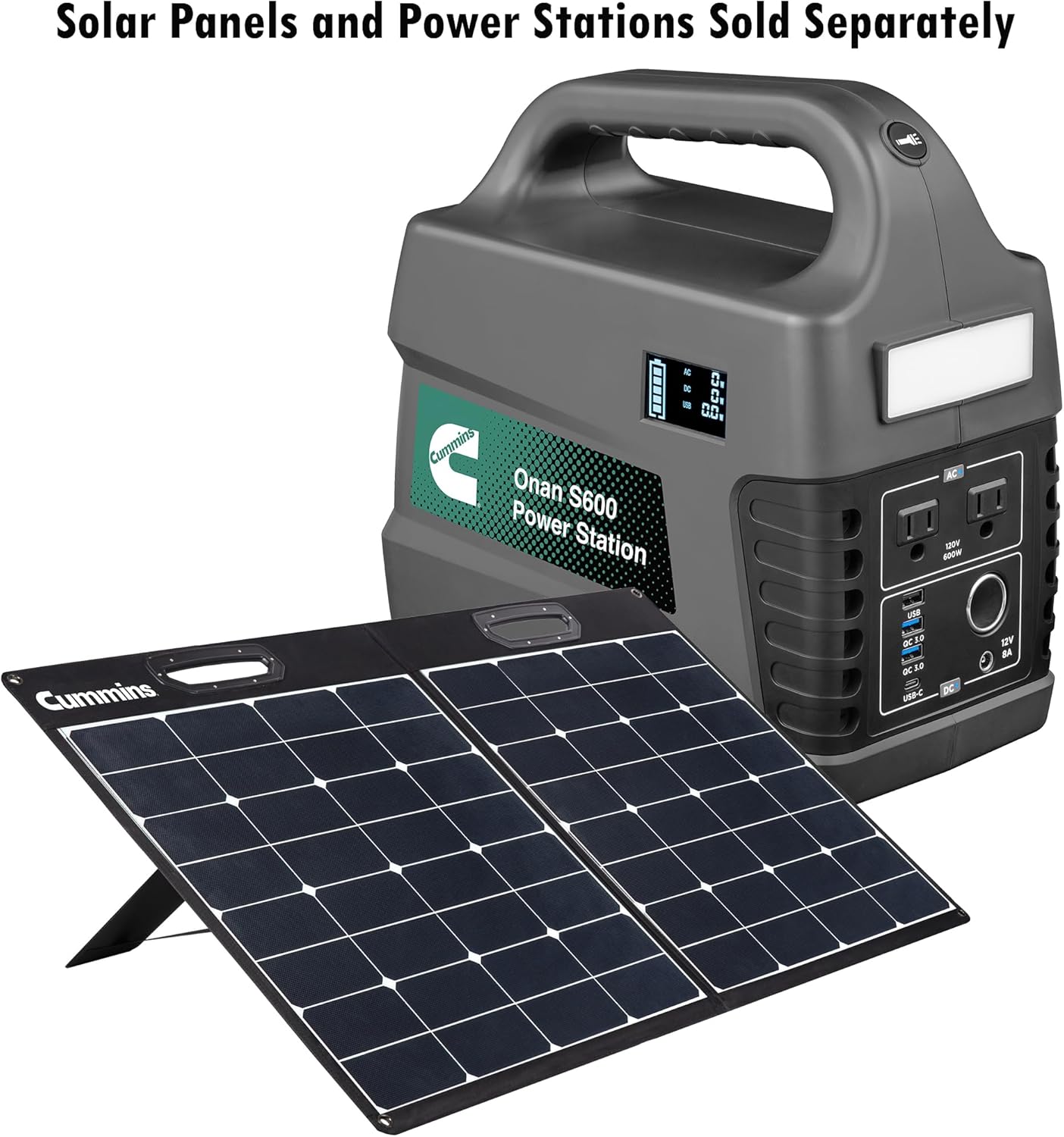 Cummins Onan PS600 Power Station Lithium-ion Inverter Generator 1200 Peak Watts N471696