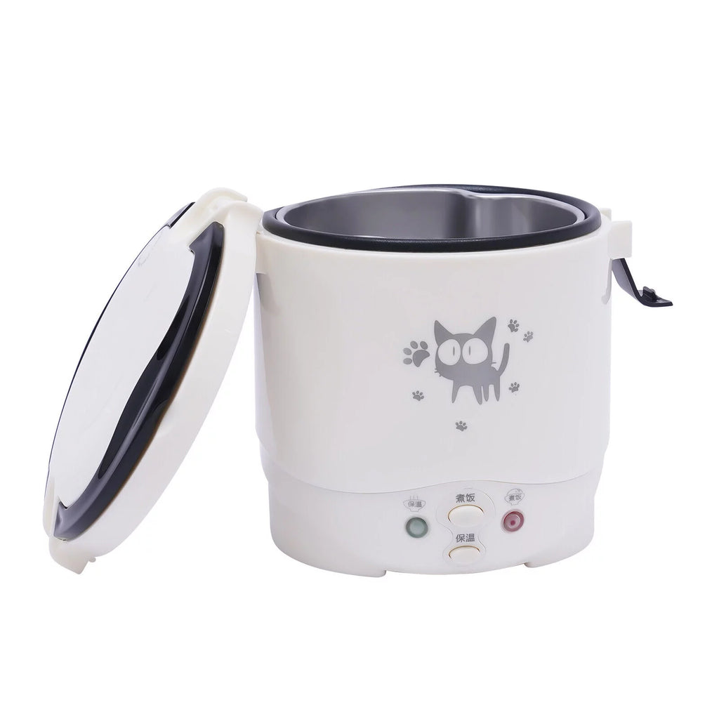 Car Mini Travel Lunch Box Electric Rice Cooker Steamer 12V U510443