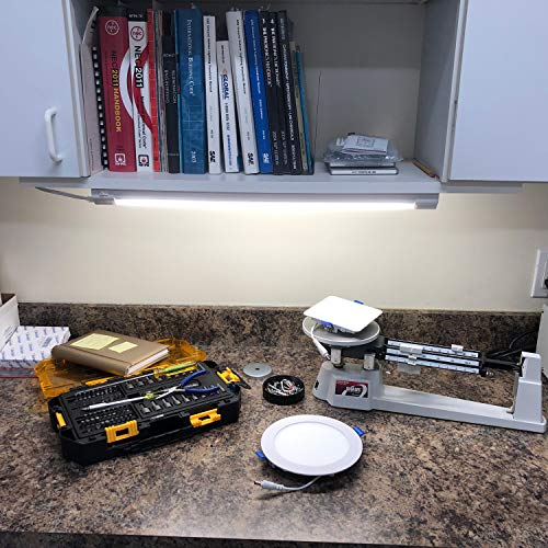 Maxxima 24 inch LED Under Cabinet Light, 1200 Lumens Warm White 3000K, Plug In E879