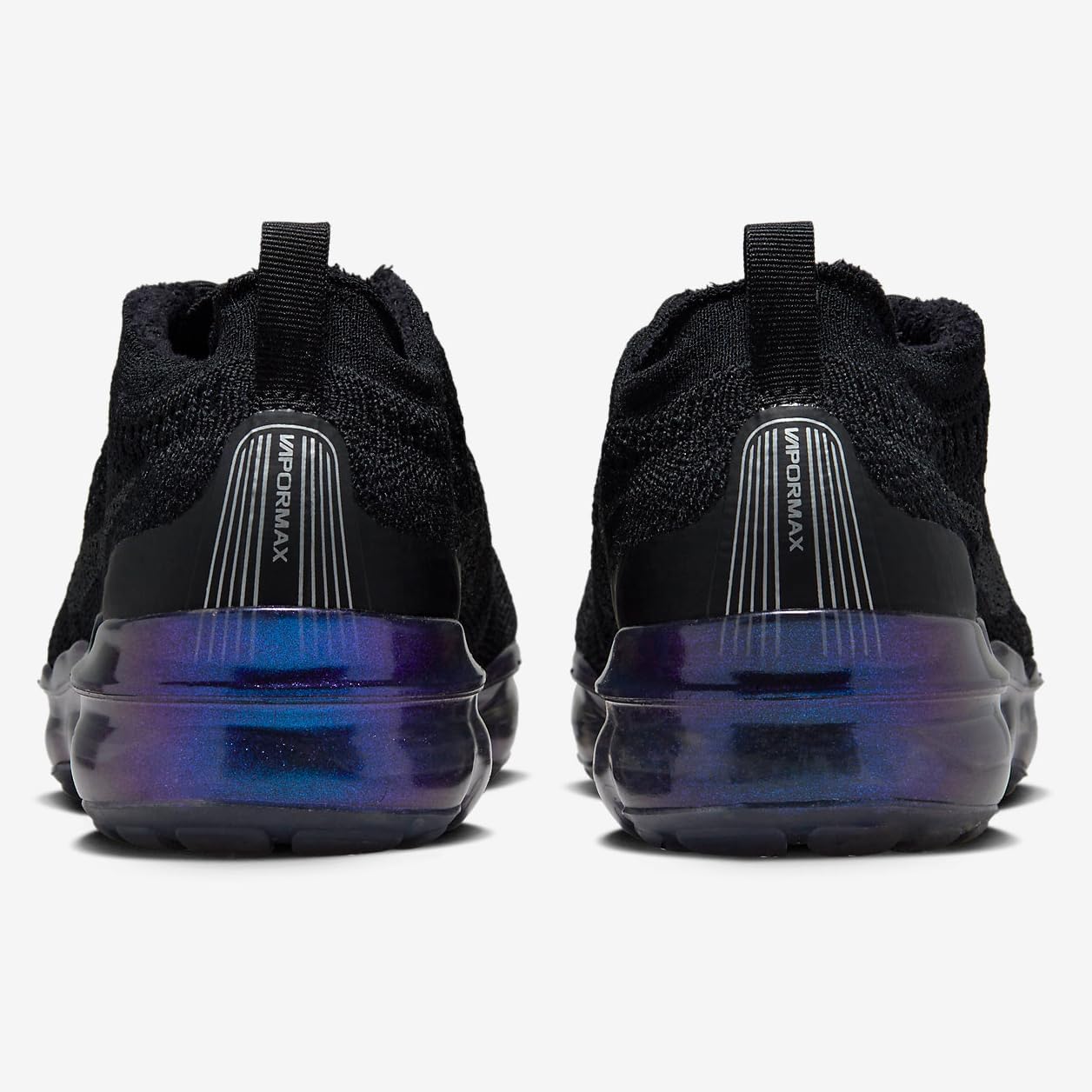 Nike Air Vapormax 2023 Flyknit Women's Shoes Black Metallic Silver X27158