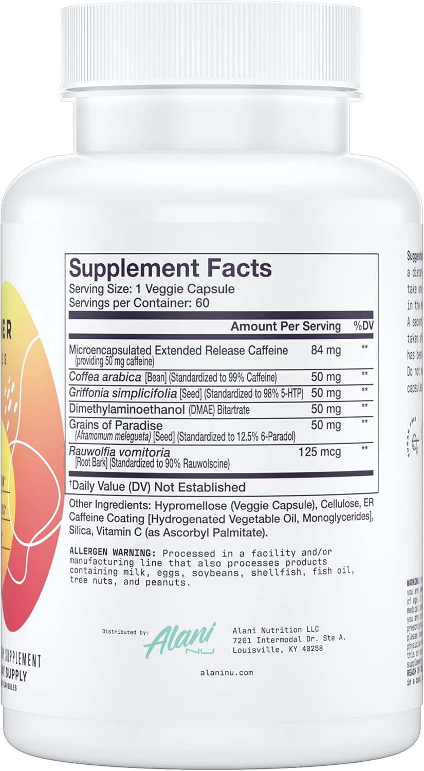 Alani Nu Fat Burner Supplement, Metabolism Booster, 60 Day Supply R175