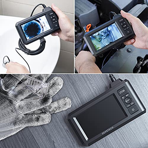 DEPSTECH Industrial Endoscope, 5.5mm 1080P HD Borescope Inspection Camera with 4.3" LCD Screen C751409