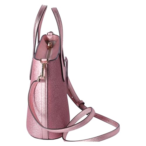Kate Spade Glitter Glimmer Small Zip Satchel Crossbody Bag Y4987