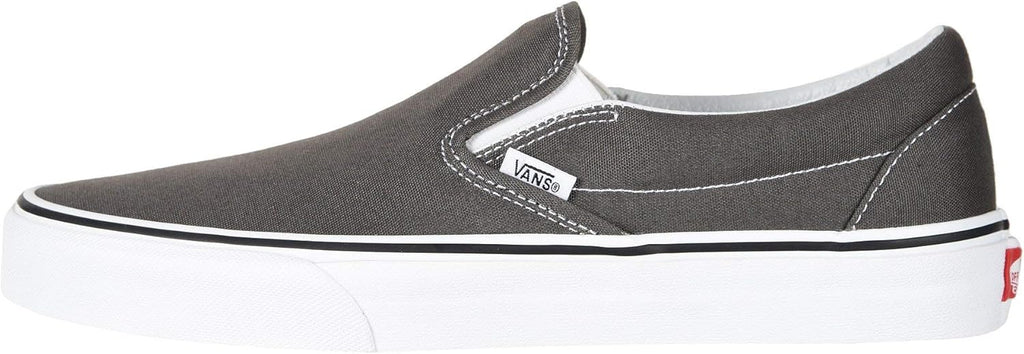 Vans Men's Classic Slip-On Core, Charcoal/White, Size 9 M287908