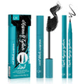New Thrive Mascara Liquid Lash Extensions & Eyeliner Set, Black Volume and Length Mascara Waterproof Smooth Eyeliner, Smudge-proof Natural No Clumping Smudging Lasting All Day