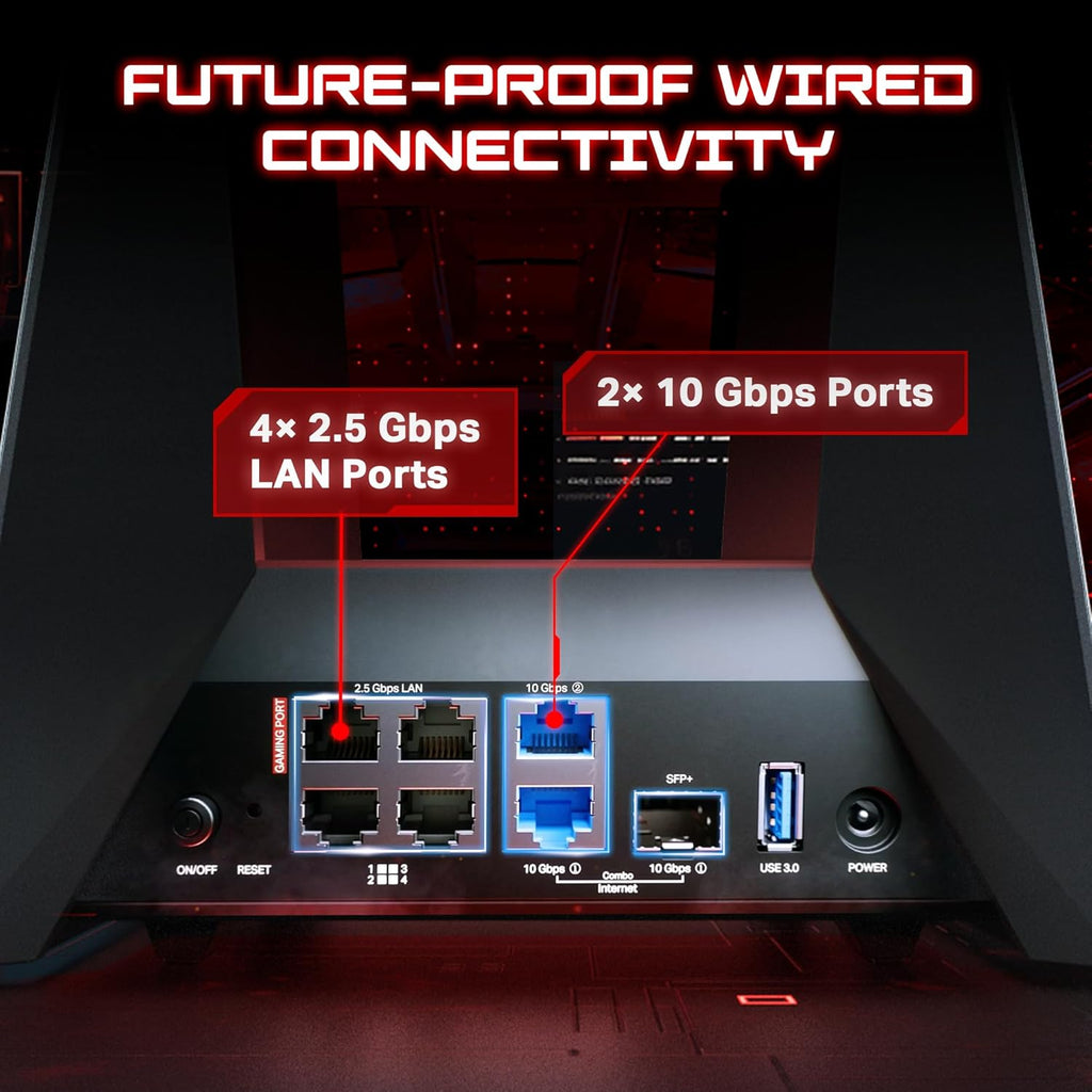 TP-Link Archer GE800 Tri-Band BE19000 Wi-Fi 7 Gaming Router N9548