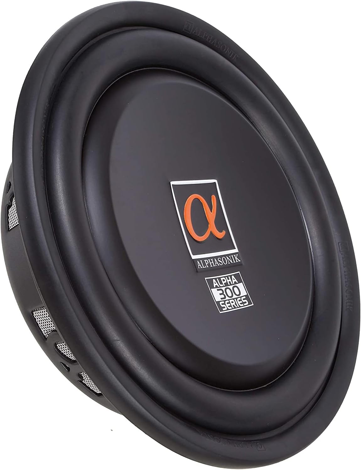 Alphasonik TSW312 Treis 300 Series Shallow Mount 12” 1500 Watts Max / 500 Watts RMS Single 4 Ohm Car Low Profile Flat Slim Thin Subwoofer Aluminum Cone Audio Speaker Bass Truck High Power Sub Woofer