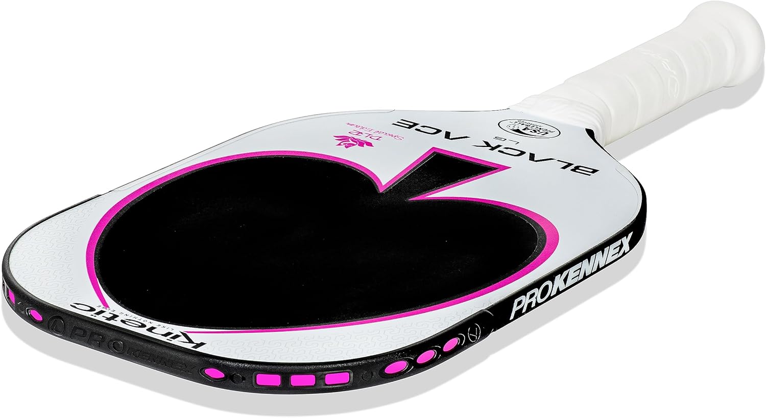 PROKENNEX Black Ace LG Pickleball Paddle with Carbon Fiber Face V3517