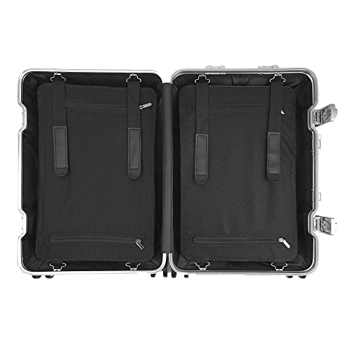 Aluminum Luggage Suitcase with TSA Lock, Carry On, Silver P347832