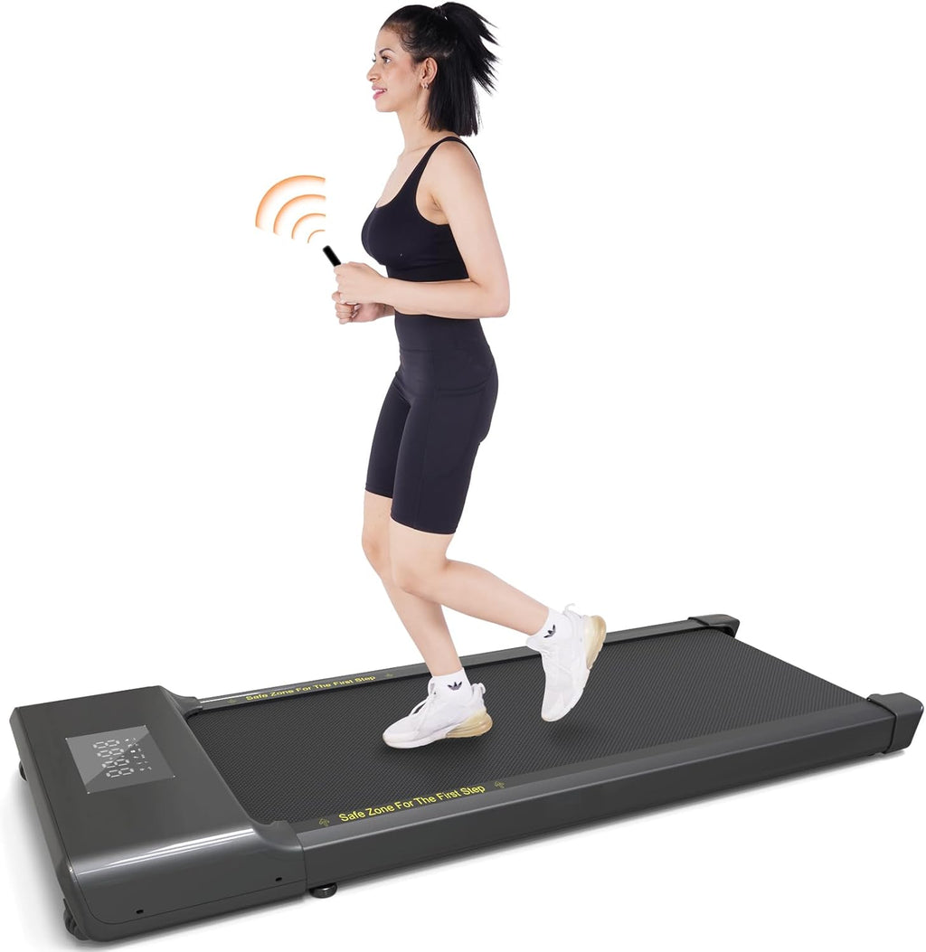Walking Pad, Walking Treadmill in LED Display, Under Desk Treadmill for Home/Office with Remote Control, Portable Treadmill 2 in 1 for Walking and Jogging