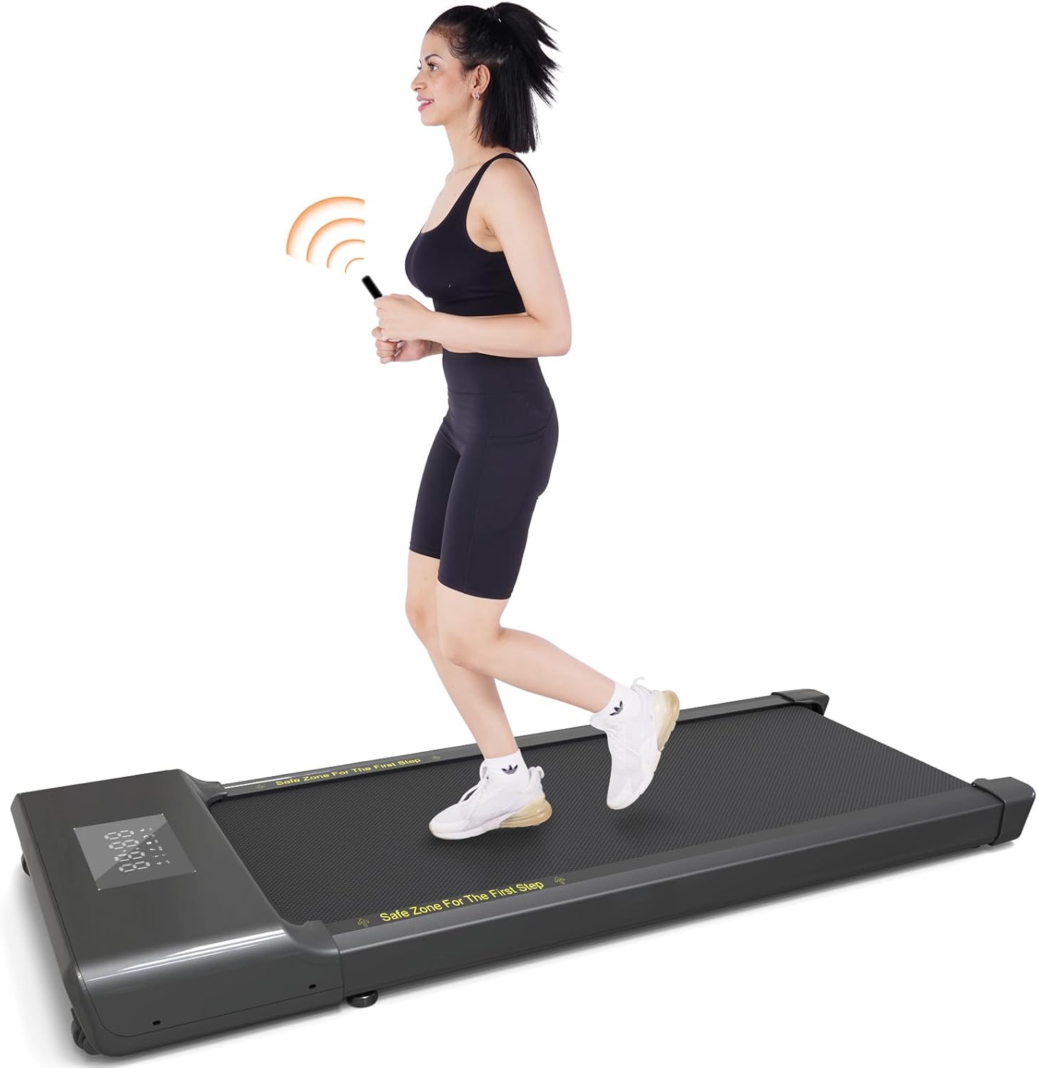 Walking Pad, Walking Treadmill in LED Display, Under Desk Treadmill for Home/Office with Remote Control, Portable Treadmill 2 in 1 for Walking and Jogging