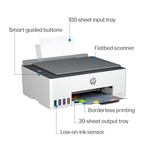 HP Smart-Tank 5000 Wireless All-in-One Ink-Tank Printer with 2 Years Ink Included R620