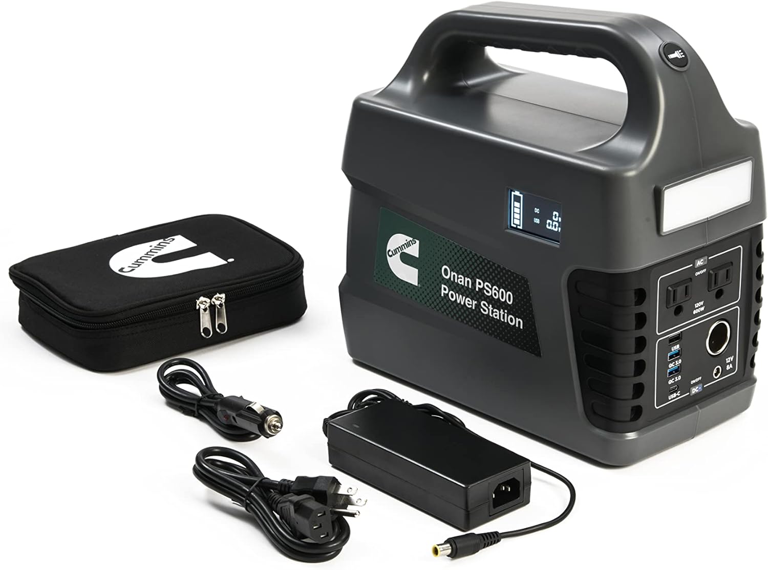Cummins Onan PS600 Power Station Lithium-ion Inverter Generator 1200 Peak Watts N471696