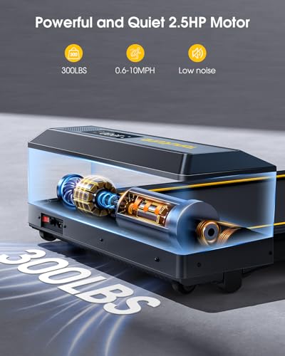 2 in 1 Folding Treadmill with Dual LED Display, App & Bluetooth Speaker E606