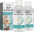 2PCS Skin Bath Oil, Original Skin Bath Oil, Moisturizes and Hydrates, Original Bath Oil for Softens Skin for Women Men