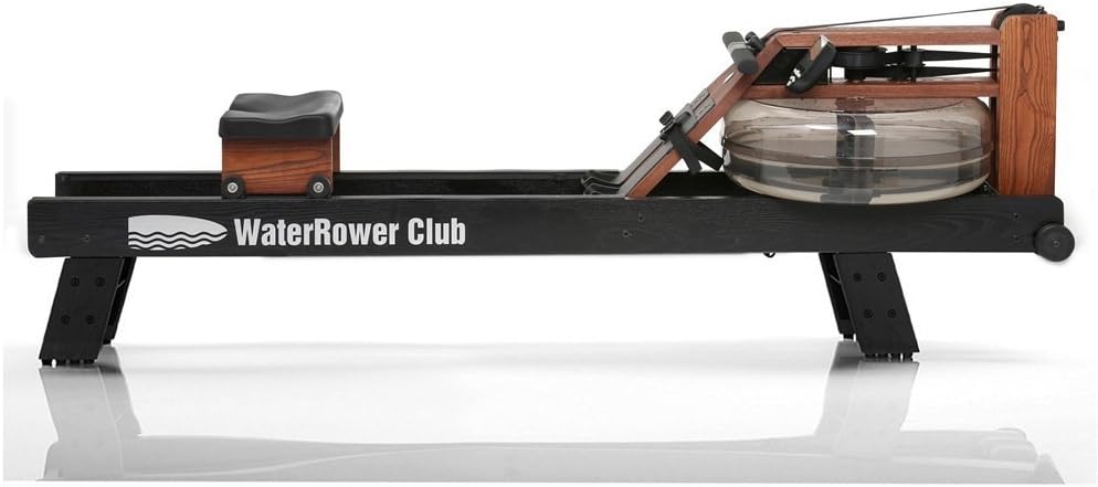 WaterRower Club Rowing Machine with S4 Monitor | USA Made | Original Handcrafted Erg Machine for Home Use & Gym | Best Warranty
