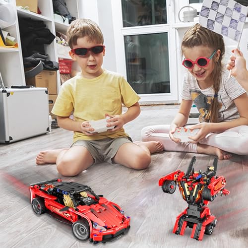 Remote Control Racing Car Building Kit STEM Toy for Kids 425 PCS I41499