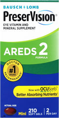 PreserVision AREDS 2 Eye Vitamin & Mineral Supplement 210 Softgels