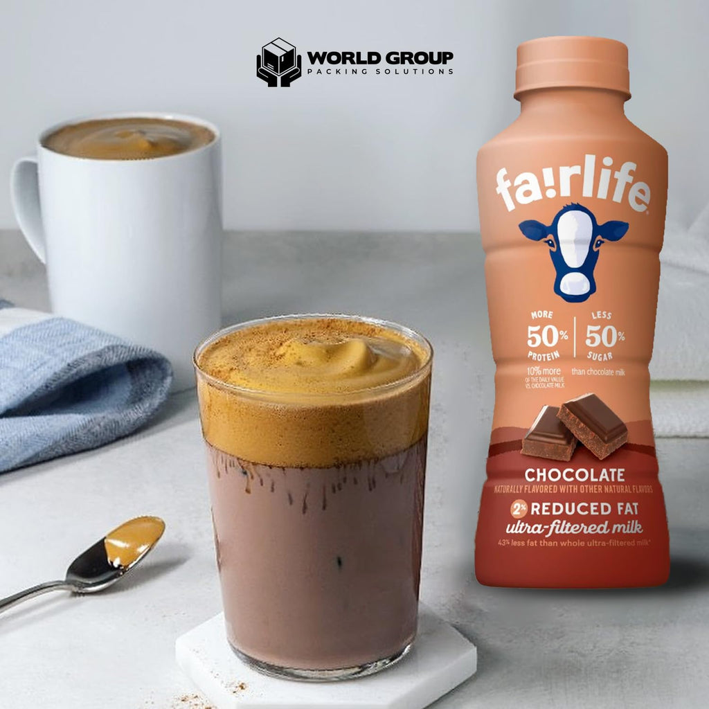 Fairlife Rich Chocolate 23g Protein Ultra-Filtered Low Fat Milk, 14oz Bottle (Pack of 12) M334