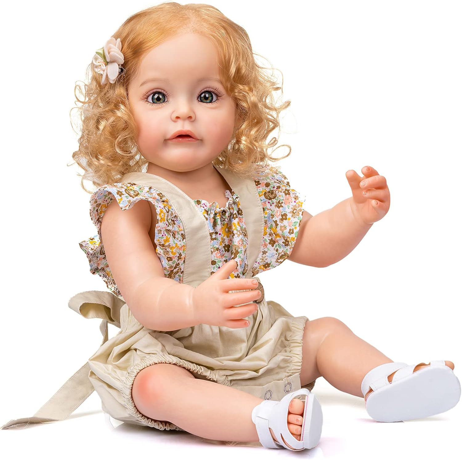 iCradle Reborn Baby Doll 22 Inch Realistic Silicone Girl Doll C42952