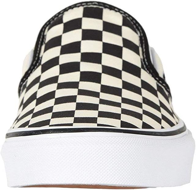 Vans Unisex Classic Slip-On Shoes Black White Checkered Q656013