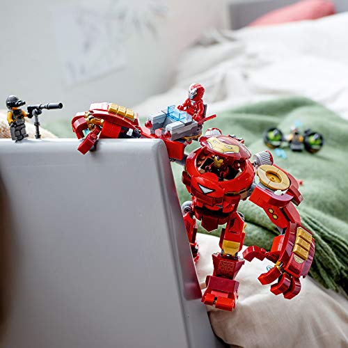 LEGO Marvel Avengers Iron Man Hulkbuster Versus A.I.M. Agent 76164 Brick-Build Playset with Minifigures L201