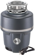 Insinkerator COMPACTCORD Evolution Compact Household Garbage Disposer with Cord, 3/4 Horsepower, Grey