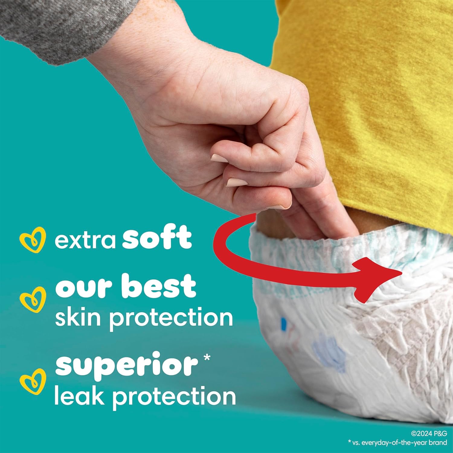 Pampers Swaddlers 360 Pull-On Diapers, Size 3, 156 Count H530