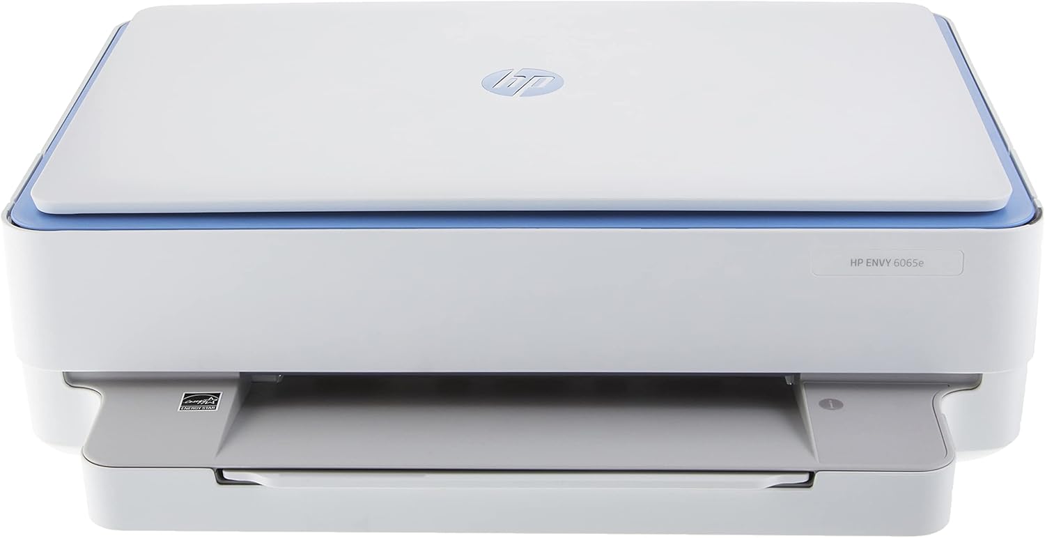 HP Envy 6065e Wireless Color All-in-One Printer (Renewed Premium), White U42687