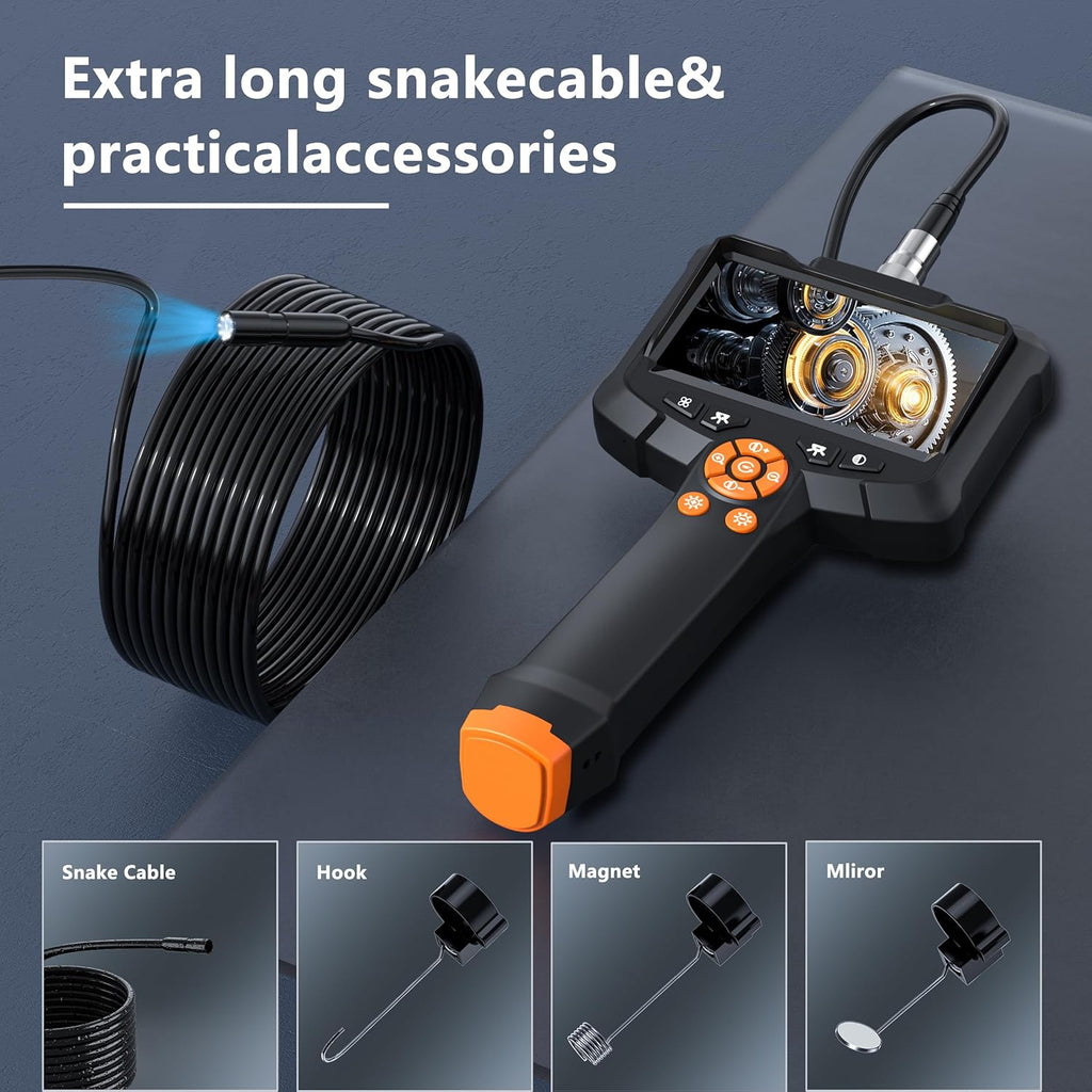 Daxiongmao Borescope 4.3" 1080HD Endoscope Camera IP67 Waterproof 16.5ft W1973
